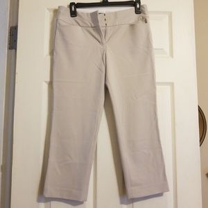 Tan Express Editor Capri Pants